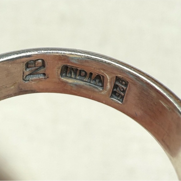 Nicky Butler Sterling Silver Emerald Moonstone & Amethyst  Ring Size 8 - Picture 6 of 8